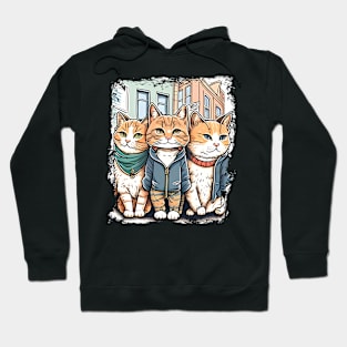 Support Your Local Street Cats Funny Hoodie